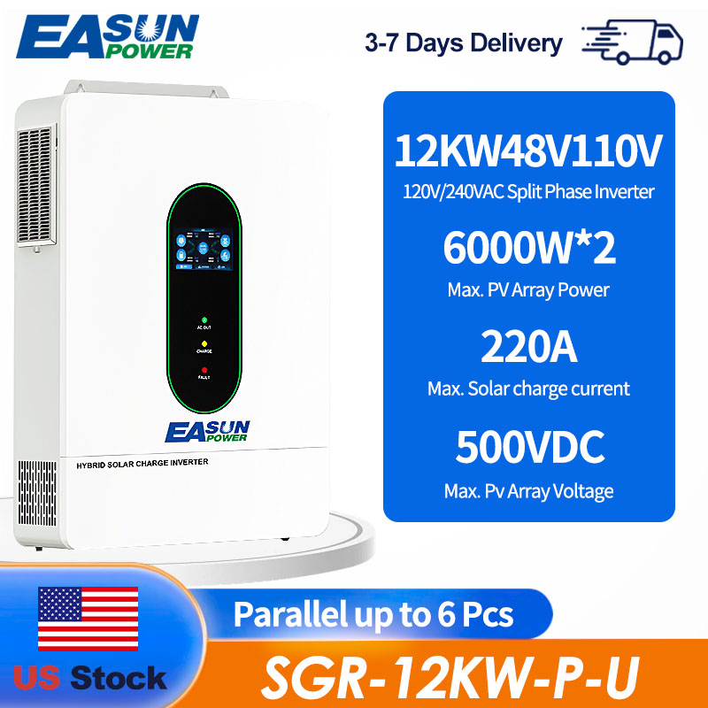 EASUN POWER US 12KW 12000W Spl - Grid Tie Inverter Limiter 2000W ulasan dan harga