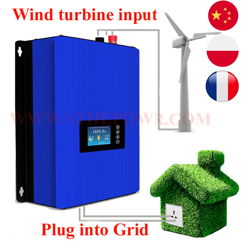 2000W 1000W Wind Power Grid Ti - Grid Tie Inverter Limiter 2000W ulasan dan harga