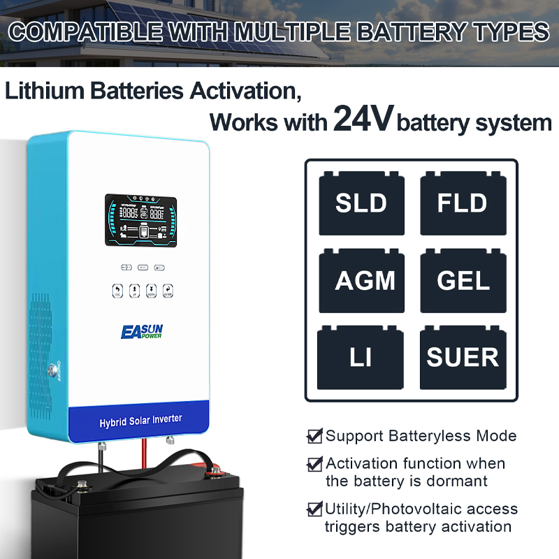 EASUN POWER 4KW 110V Off Grid  - Grid Tie Inverter Limiter 2000W ulasan dan harga