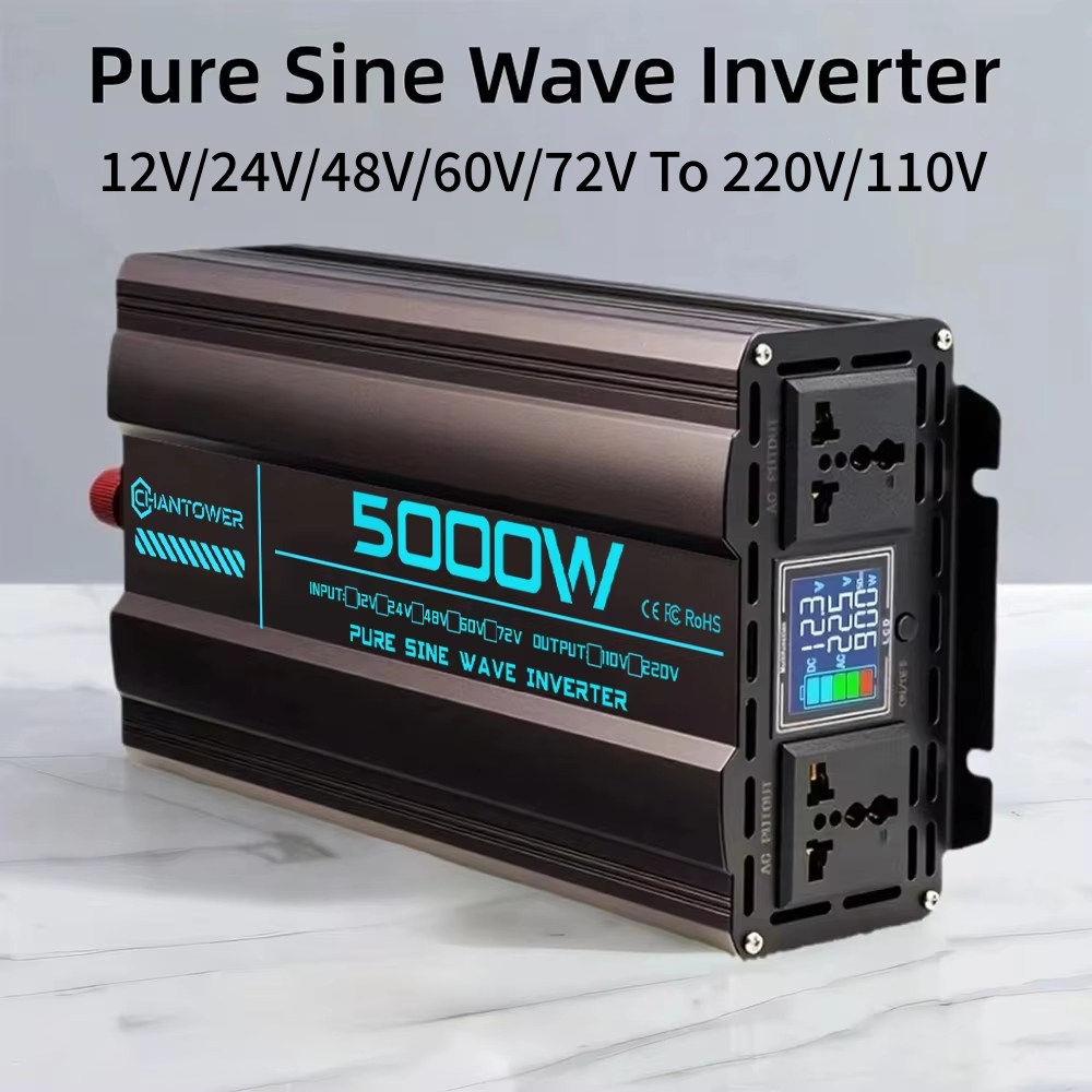 Pure Sine Wave Inverter DC 12V - Pure Sine Wave Inverter 5000W 48V 220V ulasan dan harga